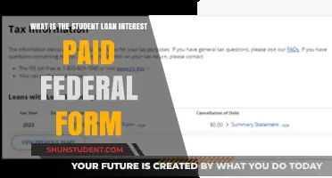 Understanding the Federal Student Loan Interest Paid Tax Form