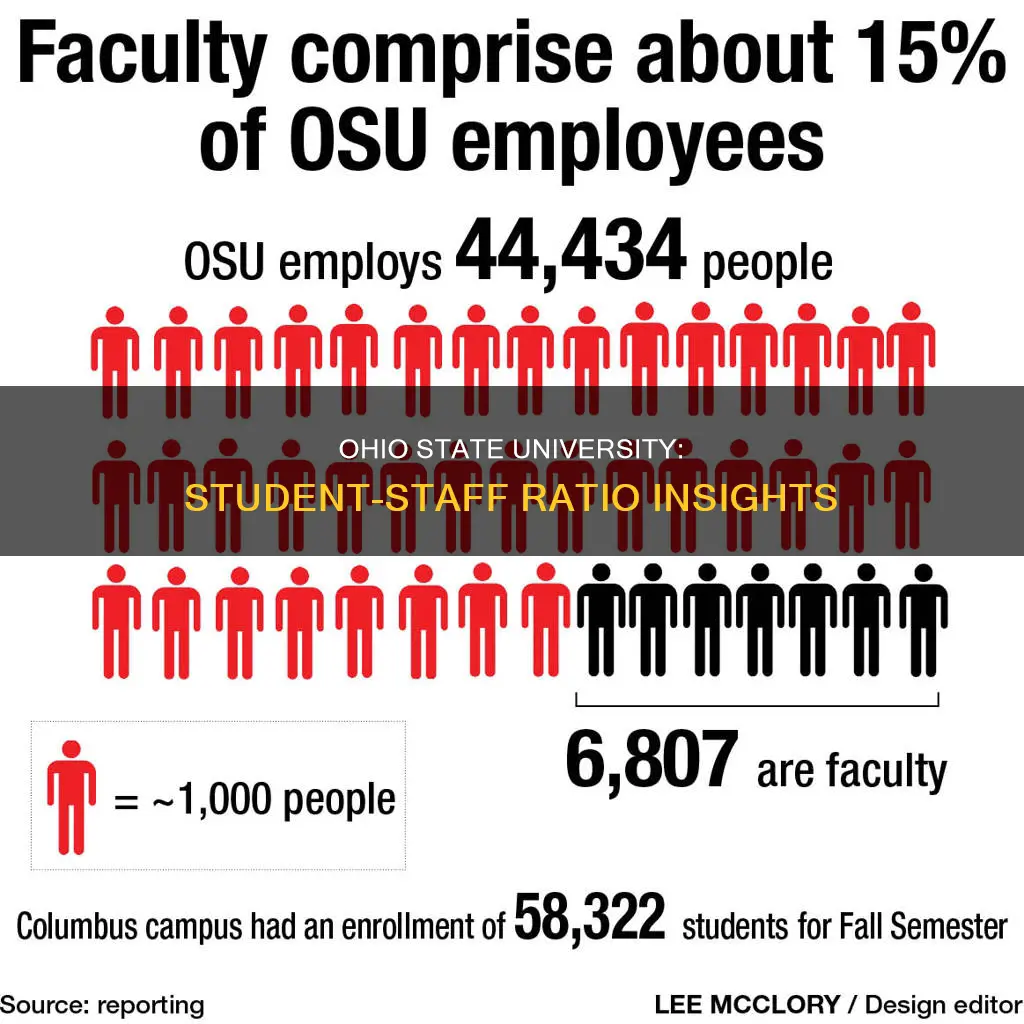 what is the student to staff ration atohio state university