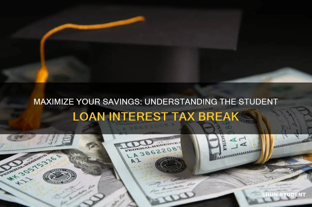 what is the tax break for student loan interest