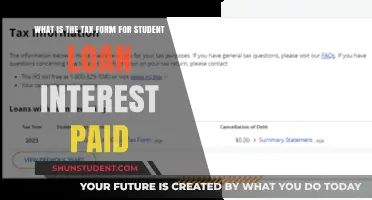 Understanding the Tax Form for Student Loan Interest Payments