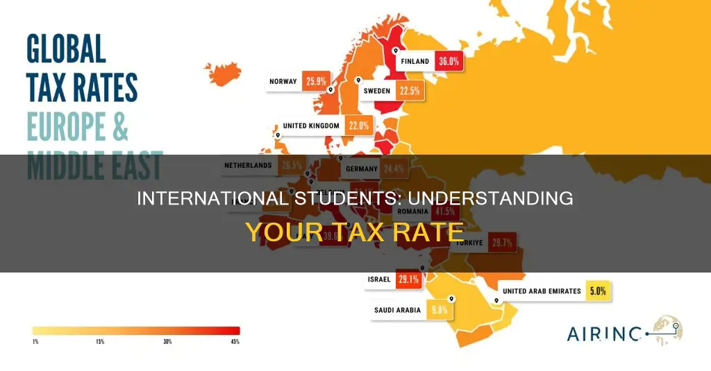 what is the tax rate for international students
