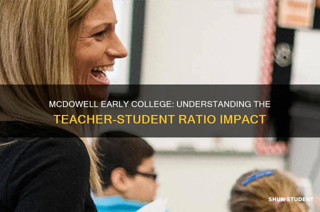 what is the teacher student ratio from mcdowell early college