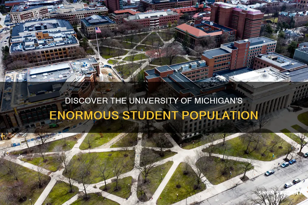 what is the total student body of university of michigan