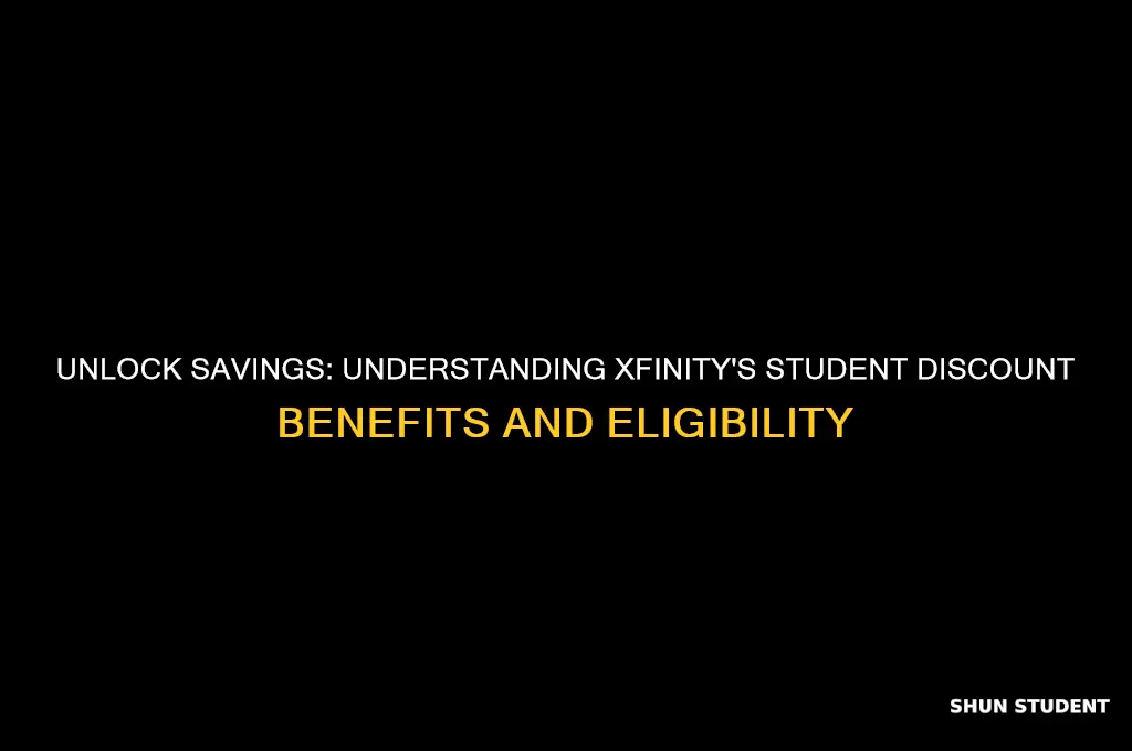 what is the xfinity student discount