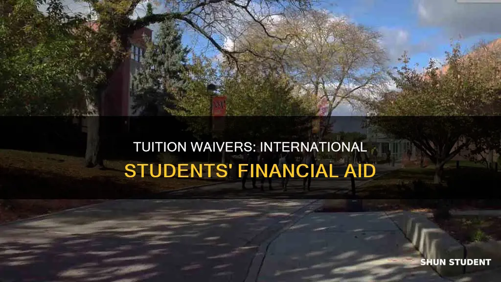 what is tuition waiver for international students