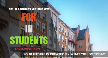 Washington University: What Makes a Successful Applicant?