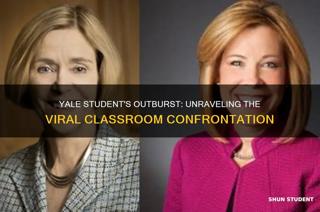 what is yale student yell at teacher