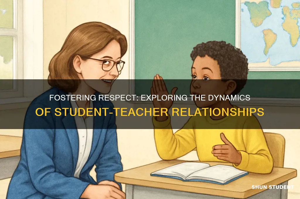 what is your view on student teacher relationship