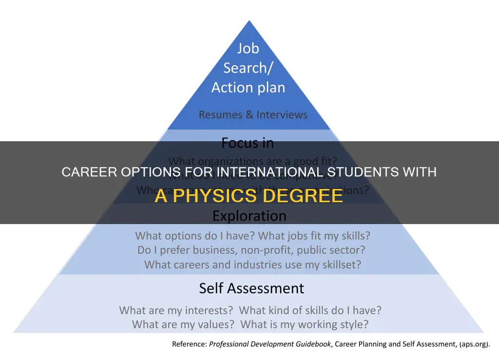 what jobs can an international student with physics degree get