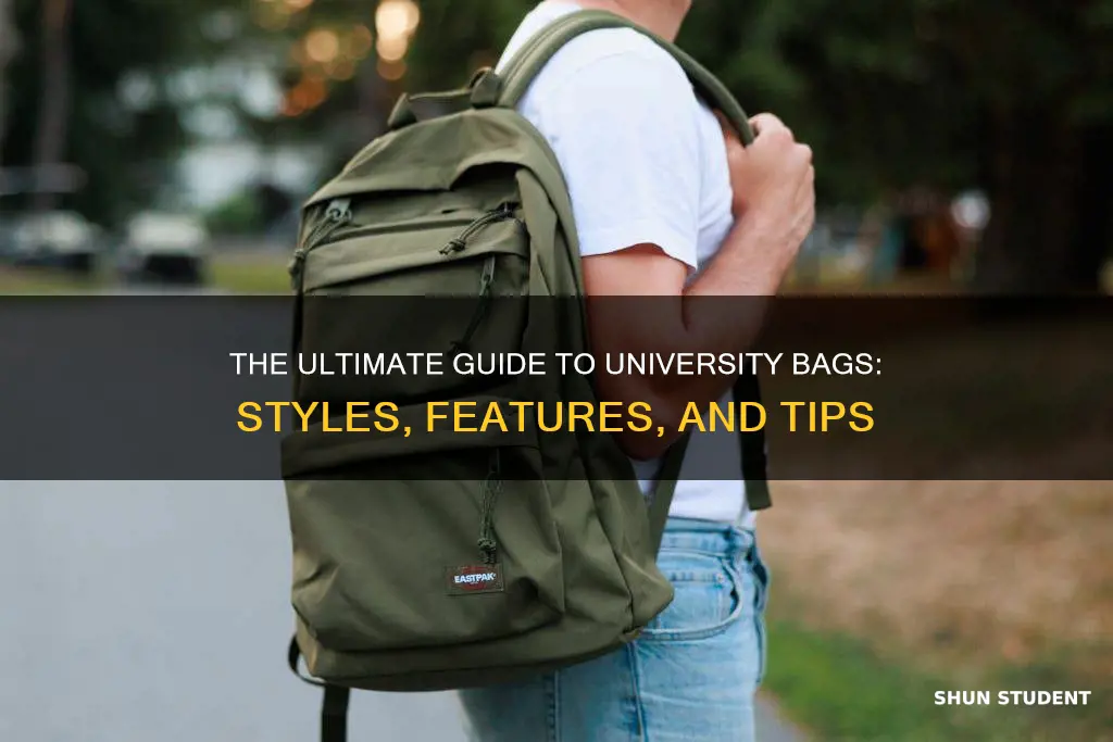 what kind of bags do university students use