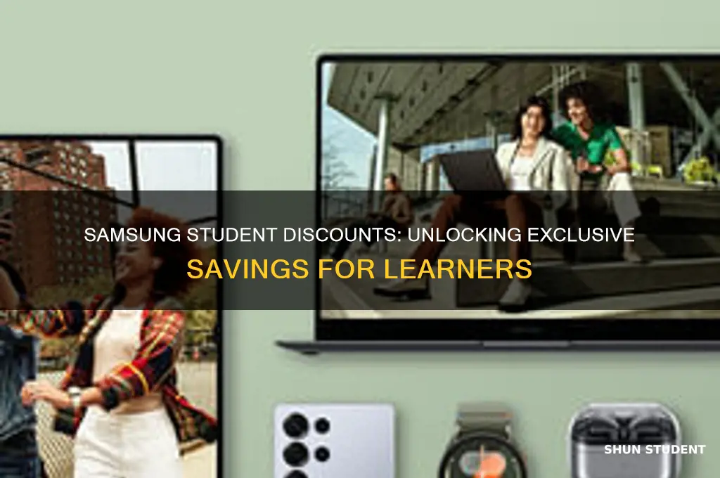 what kind of discount dies student gets from samsung