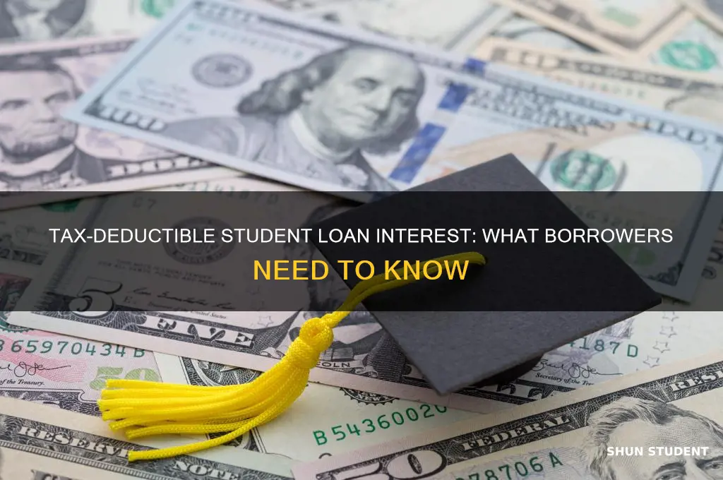 what kind of student loan interest is tax deductible