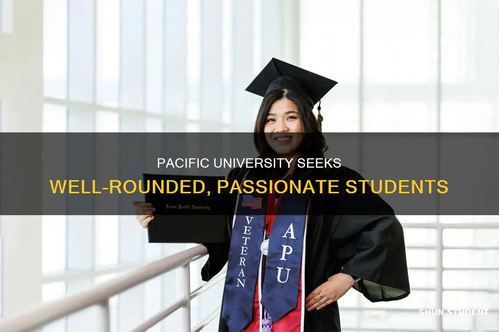 what kind of students does pacific university wnt