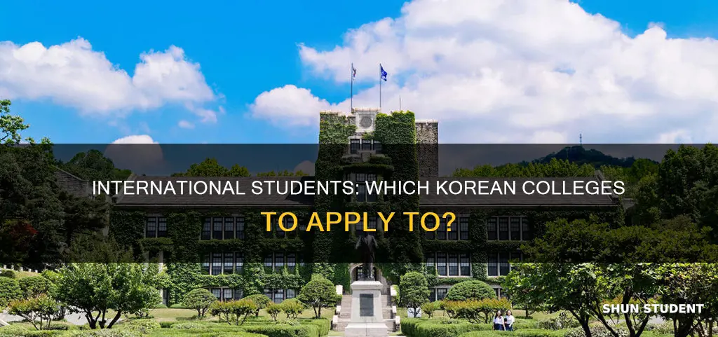 what korea colleges accept international students