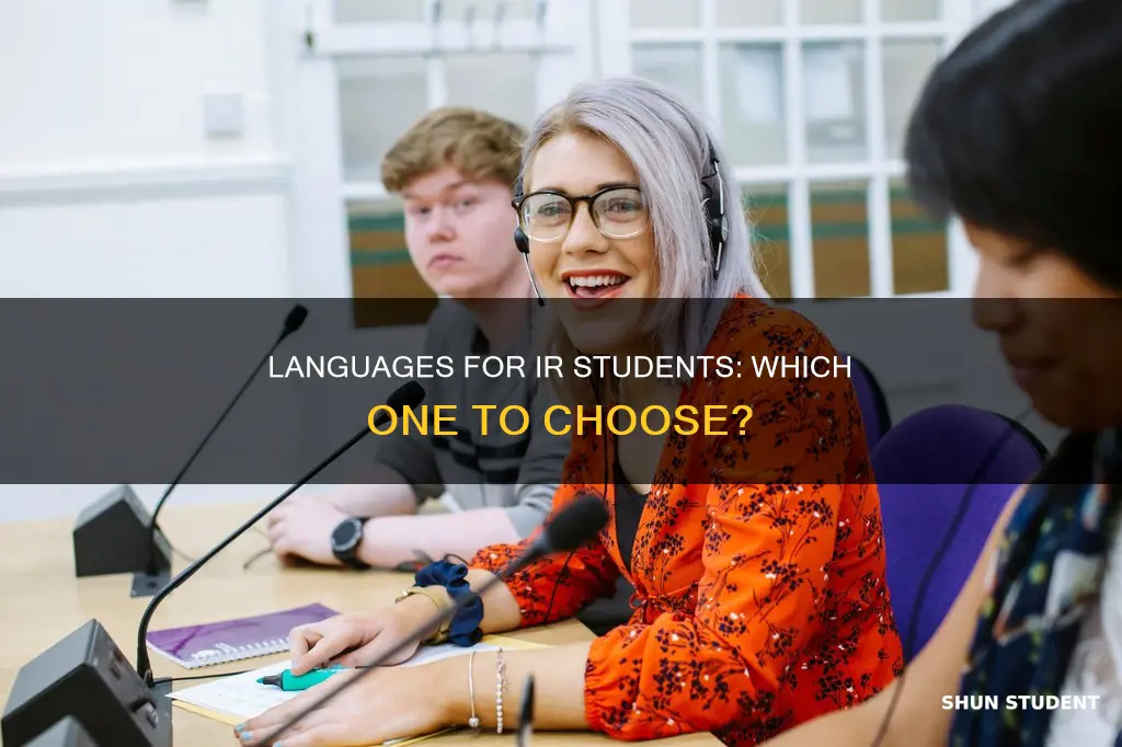 what language should i study as an international relations student