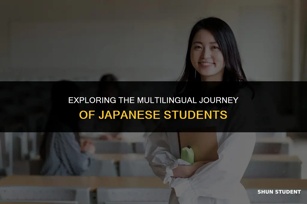 what languages are japanese students learn