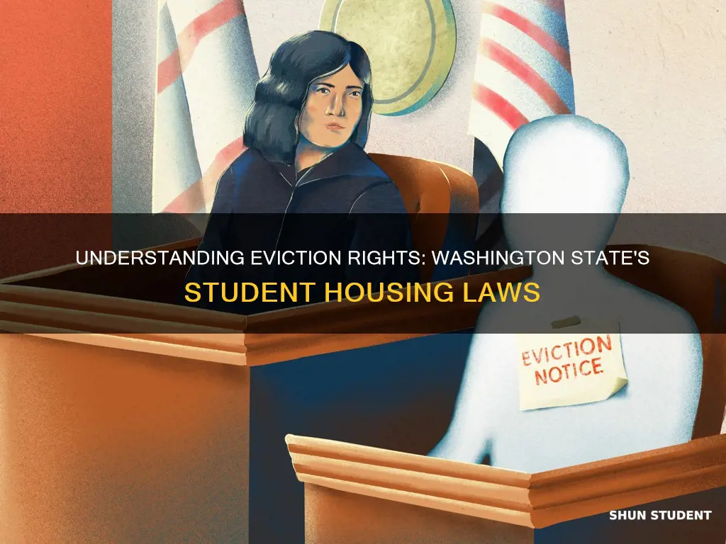 what laws govern evicting a university student in washington state