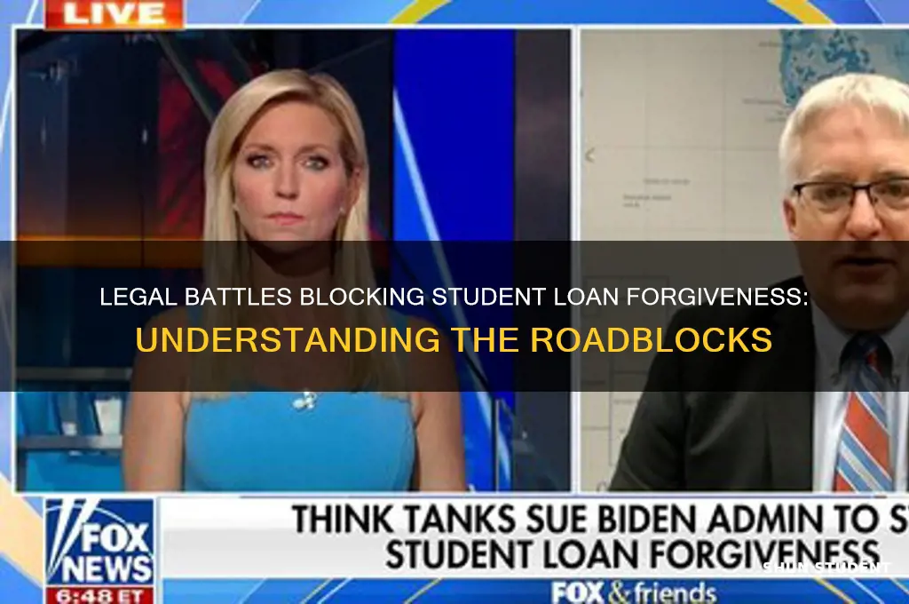 what lawsuits are preventing student loan forgiveness