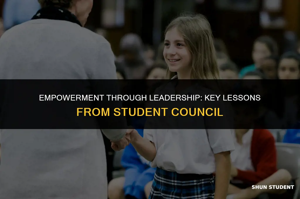 what lessons to learn from student council