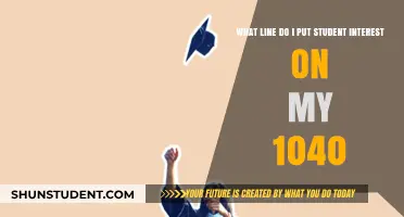 Where to Report Student Interest on Your 1040 Tax Form