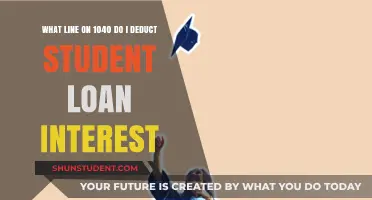 Deducting Student Loan Interest: Finding the Right Line on Form 1040