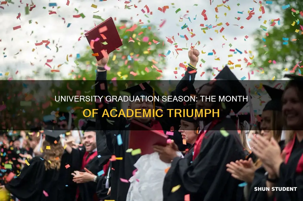 what month do students graduate university