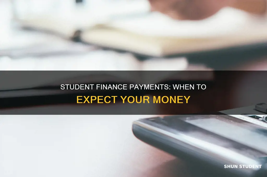 what months do student finance pay you