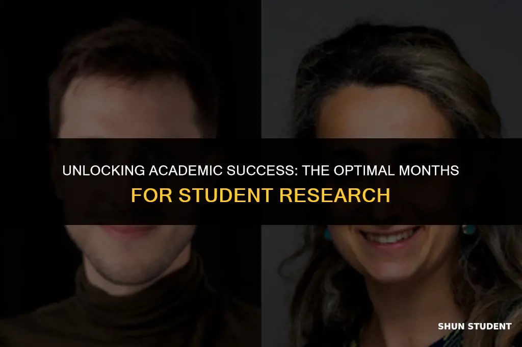what months students learn the best research