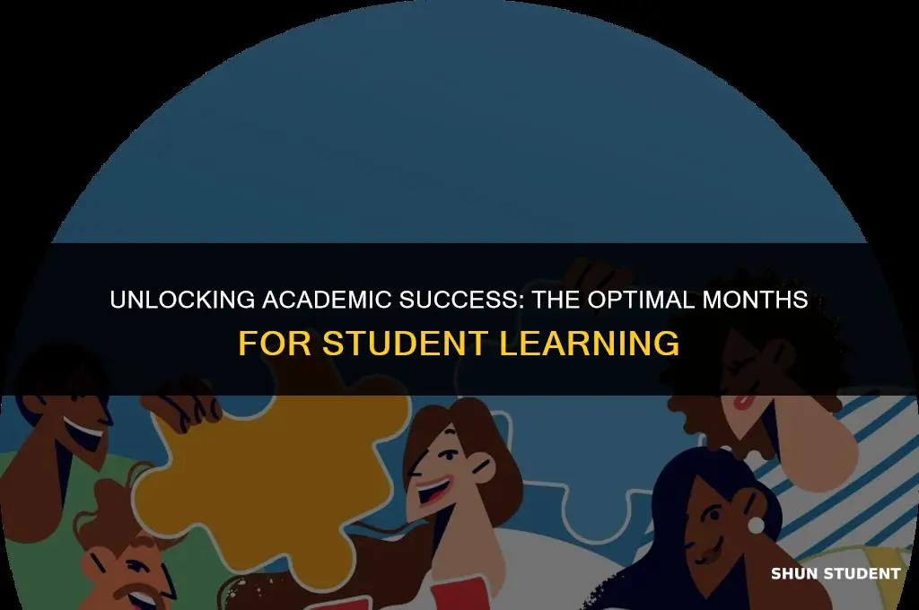 what months students learn the best