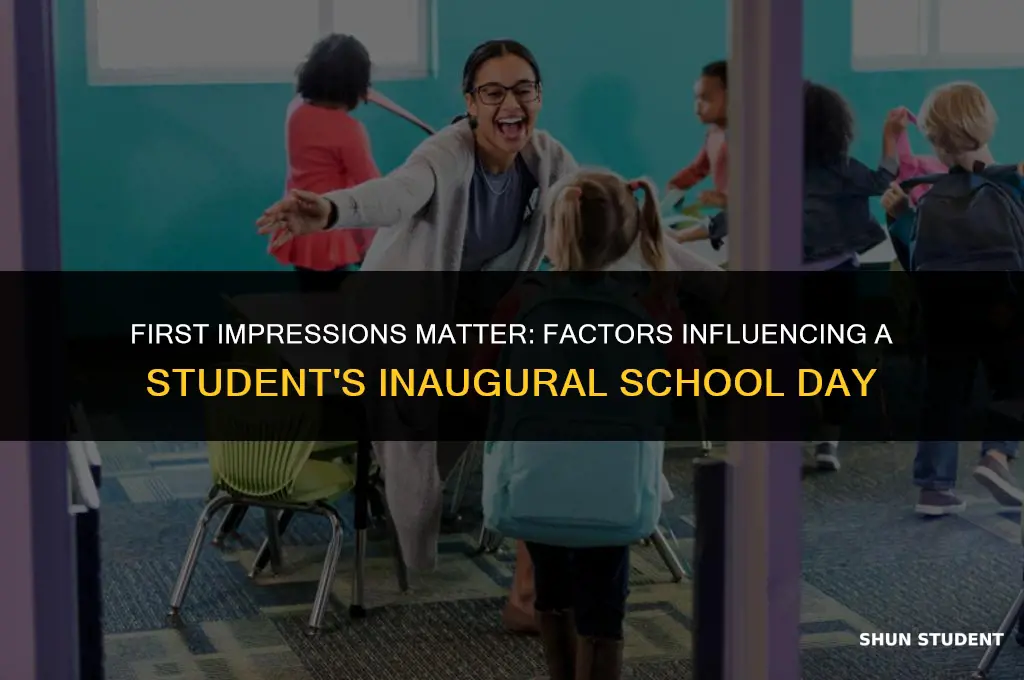 what most impacts a students first day of school