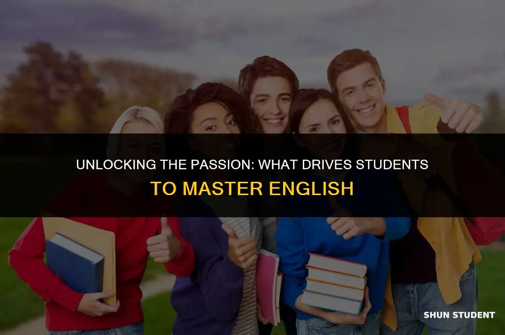 what motivates students to learn english