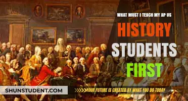 Essential First Lessons for AP US History: Building a Strong Foundation