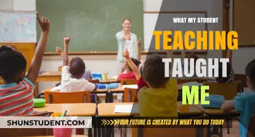 Student Teaching Revelations: Lessons Learned in the Classroom