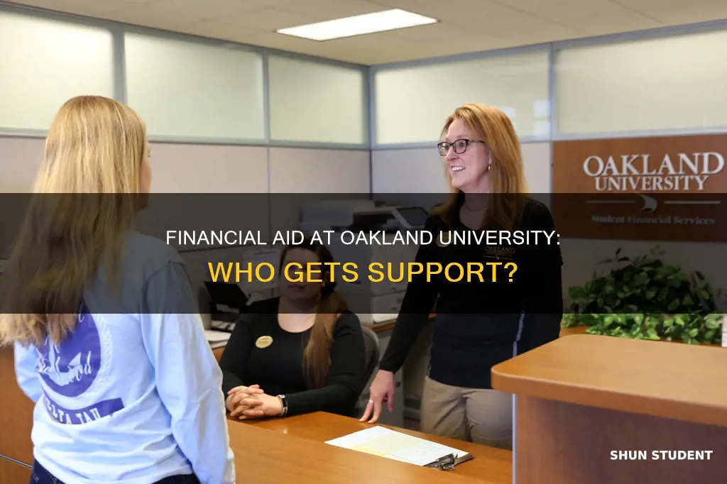 what of students oakland university receive financial aid