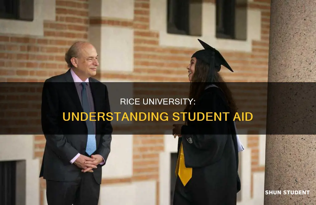 what of students receive aid at rice university