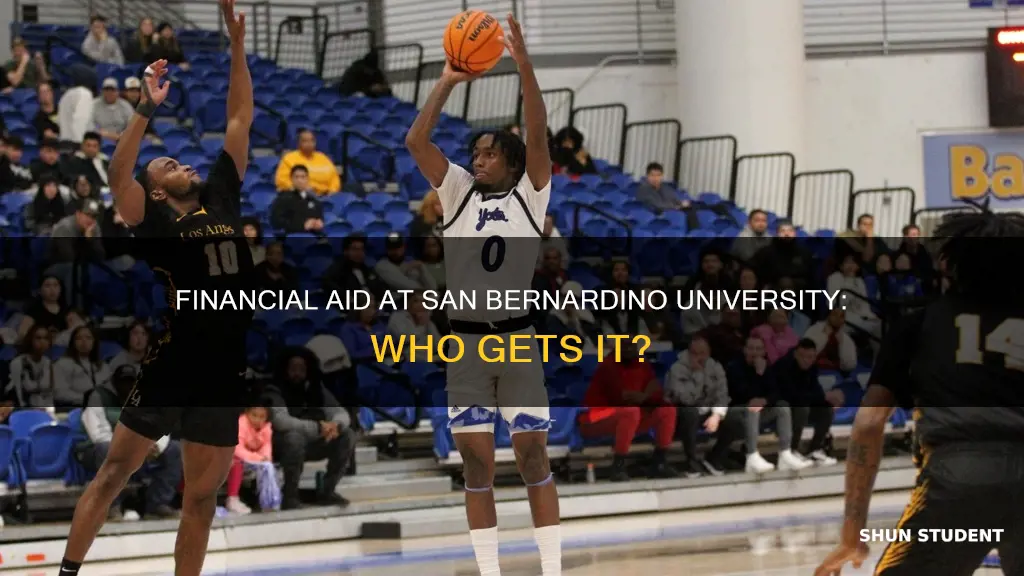 what of students receive financial aid at san bernardino university