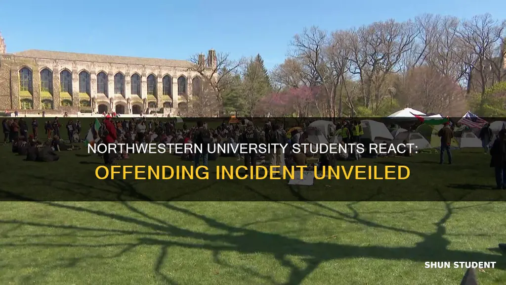 what offended students at northwestern university