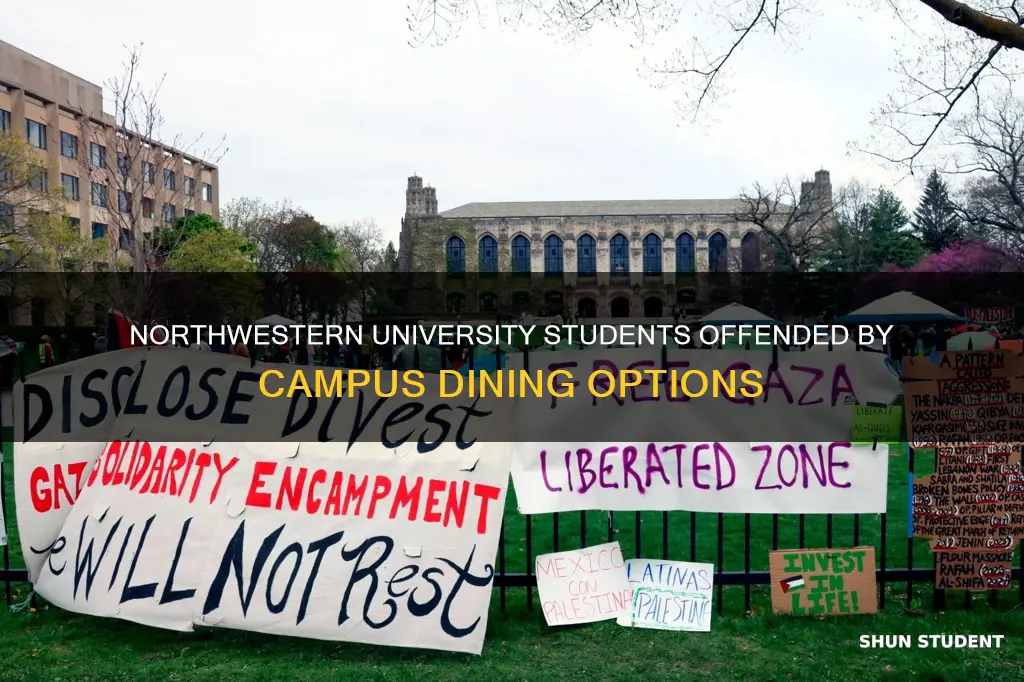 what offended students at northwestern university