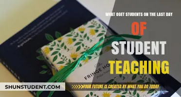 Last Day of Student Teaching: Gifts, Reflections, and Farewell Ideas