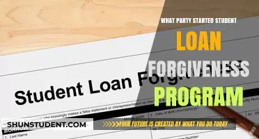 Which Political Party Initiated the Student Loan Forgiveness Program?
