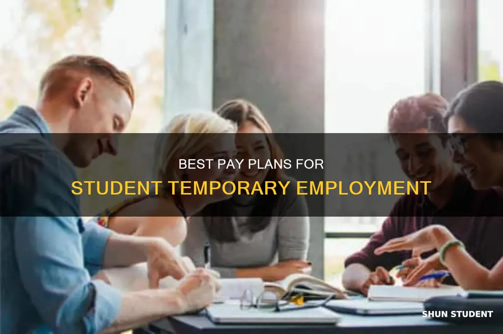 what pay plan student temporary employment program