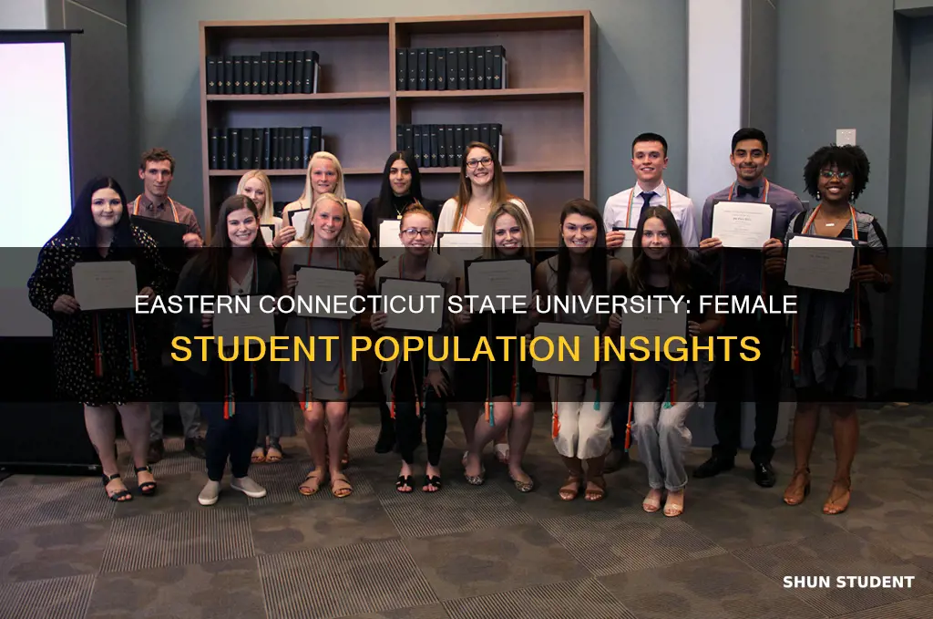 what pecentage of eastern connecticut state university students are female