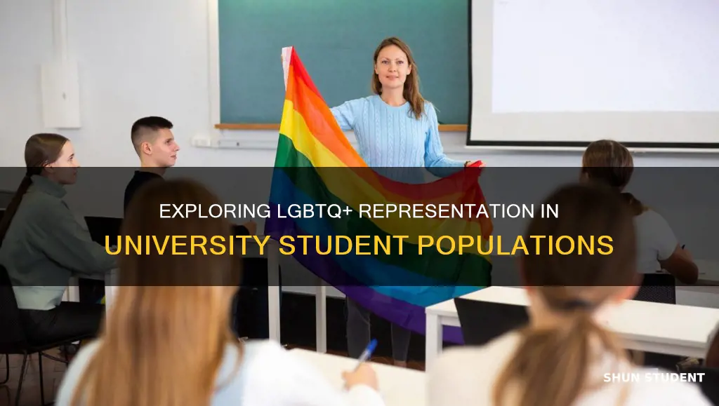 what per cent of university students are gay