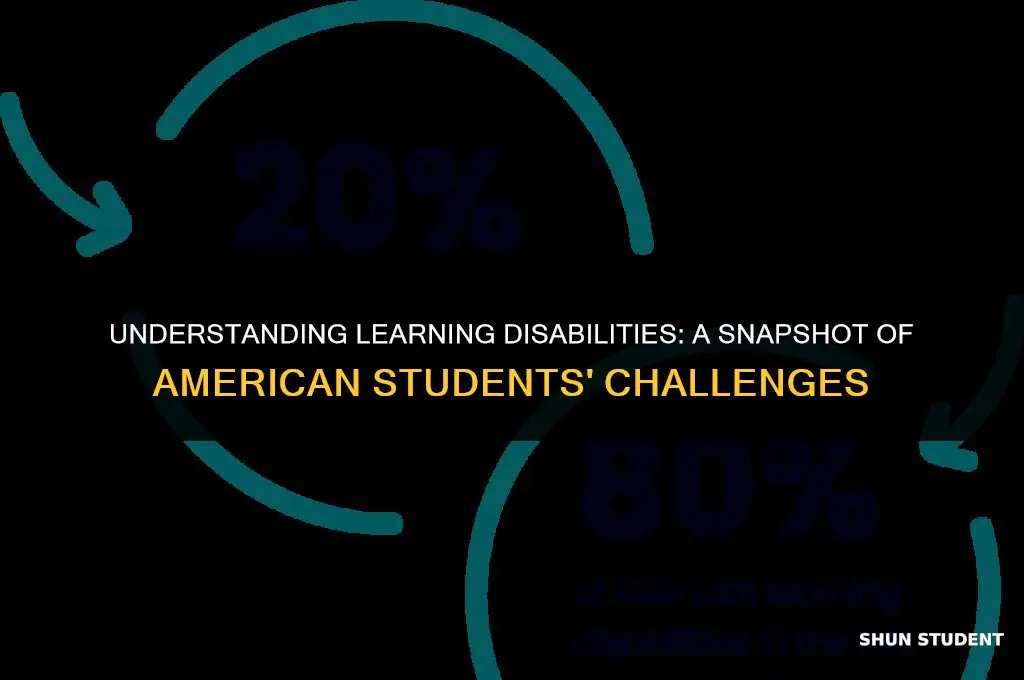 what percent of american students have learning disabilites