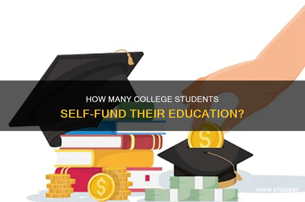 what percent of college students pay their own tuition