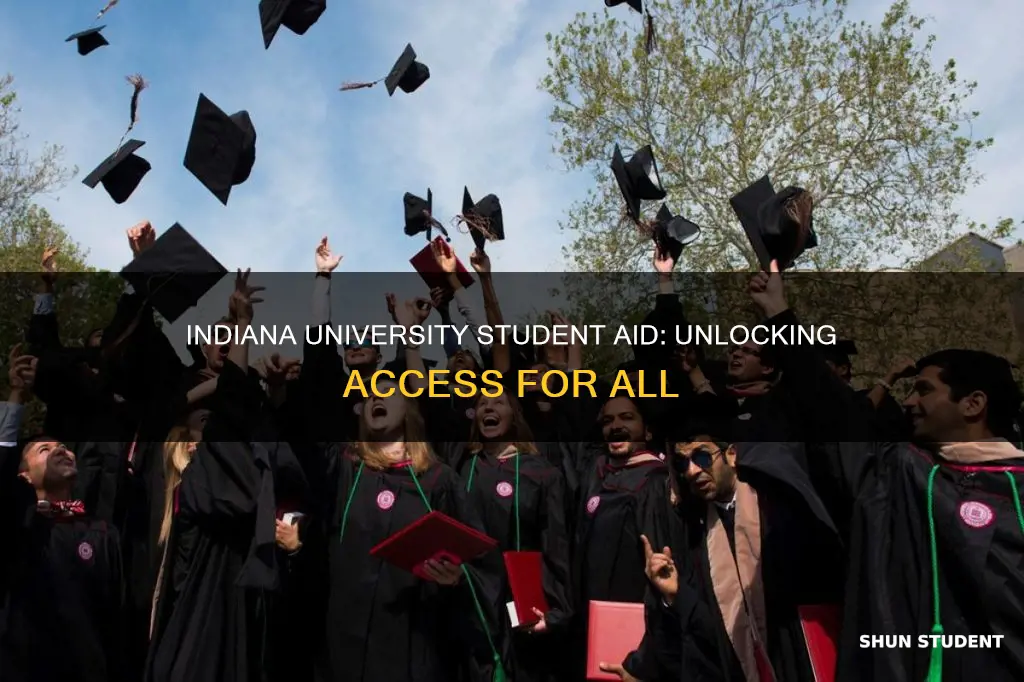 what percent of indiana university students recieve student aid