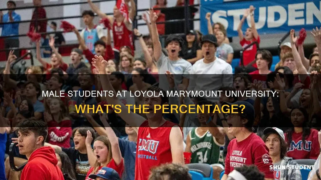what percent of male students attend loyola marymount university