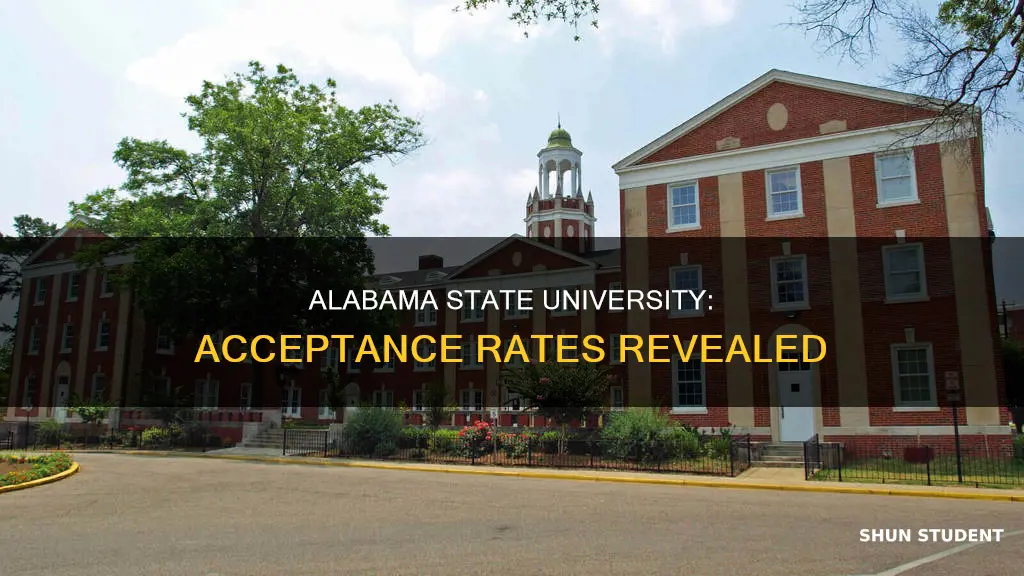what percent of students are accepted into alabama state university