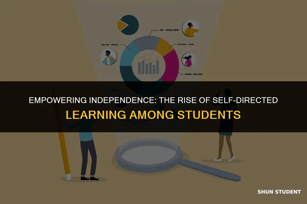 what percent of students learn independently