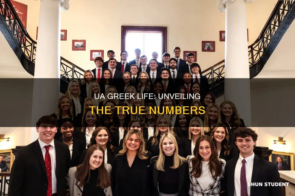 what percent of university of alabama students are greek